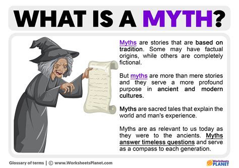 myth definition and examples.